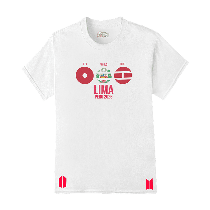 Polera BTS World Tour 2026 – Lima Chapter 1