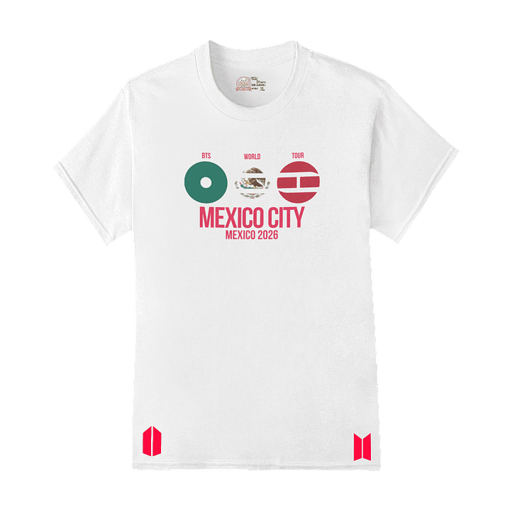 Polera BTS World Tour 2026 – Mexico City Heart 2