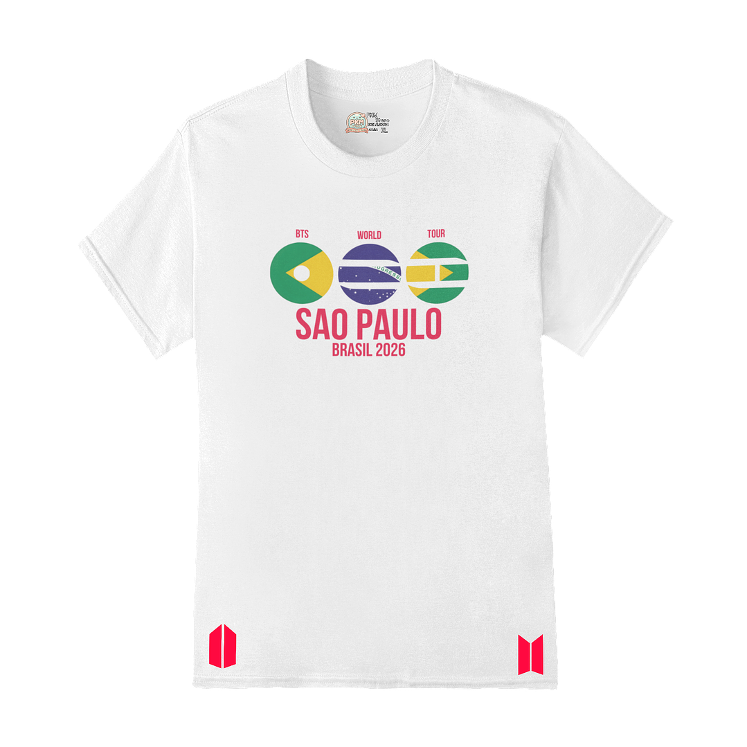 Polera BTS World Tour 2026 – São Paulo Energy 2