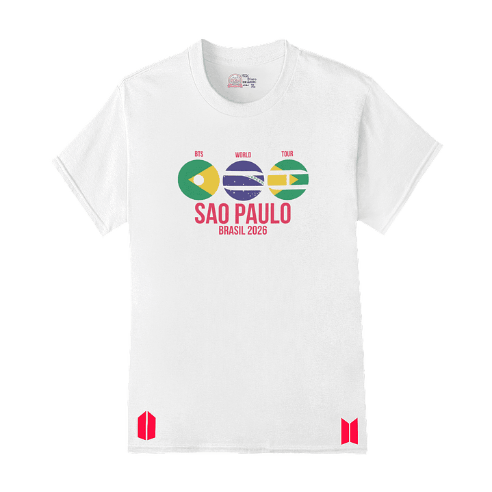 Polera BTS World Tour 2026 – São Paulo Energy 2