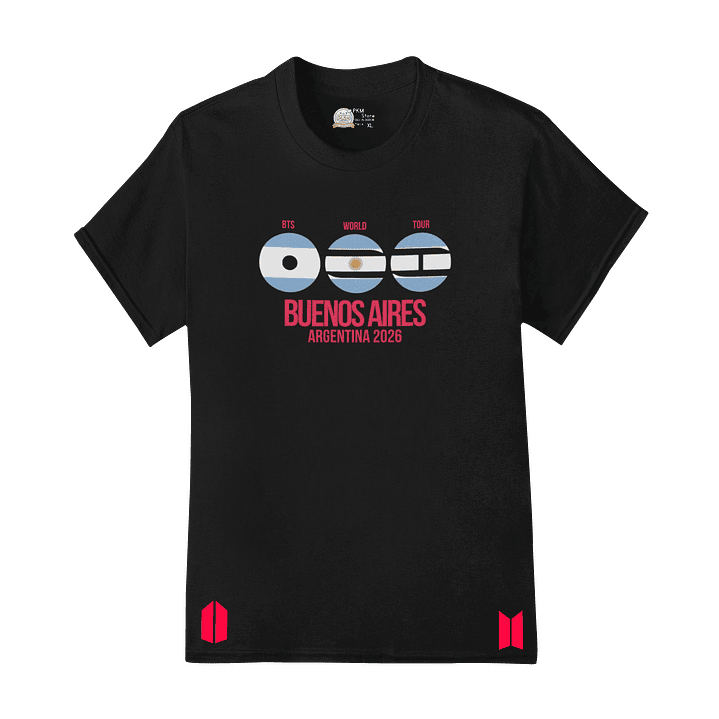 Polera BTS World Tour 2026 – Buenos Aires Pulse 1