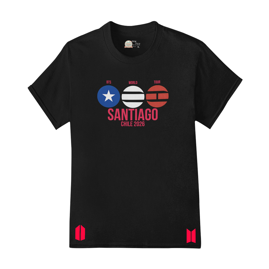 Polera BTS World Tour 2026 – Santiago Lights 1