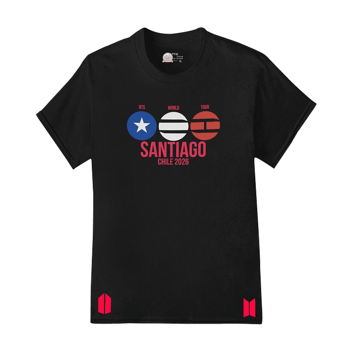 Polera BTS World Tour 2026 – Santiago Lights 1