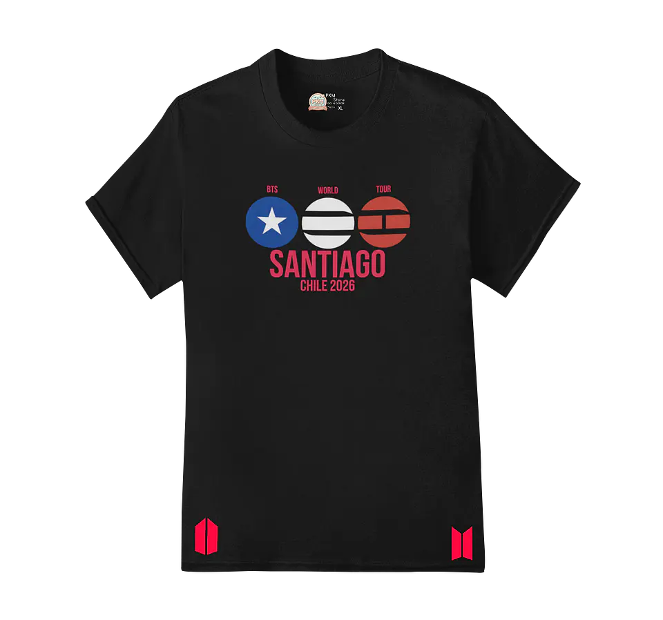 Polera BTS OT7 | Santiago Lights 1