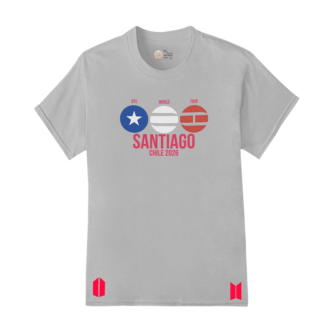 Polera BTS World Tour 2026 – Santiago Lights 2