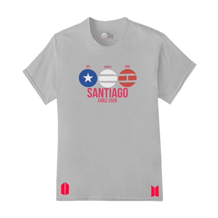 Polera BTS World Tour 2026 – Santiago Lights 2