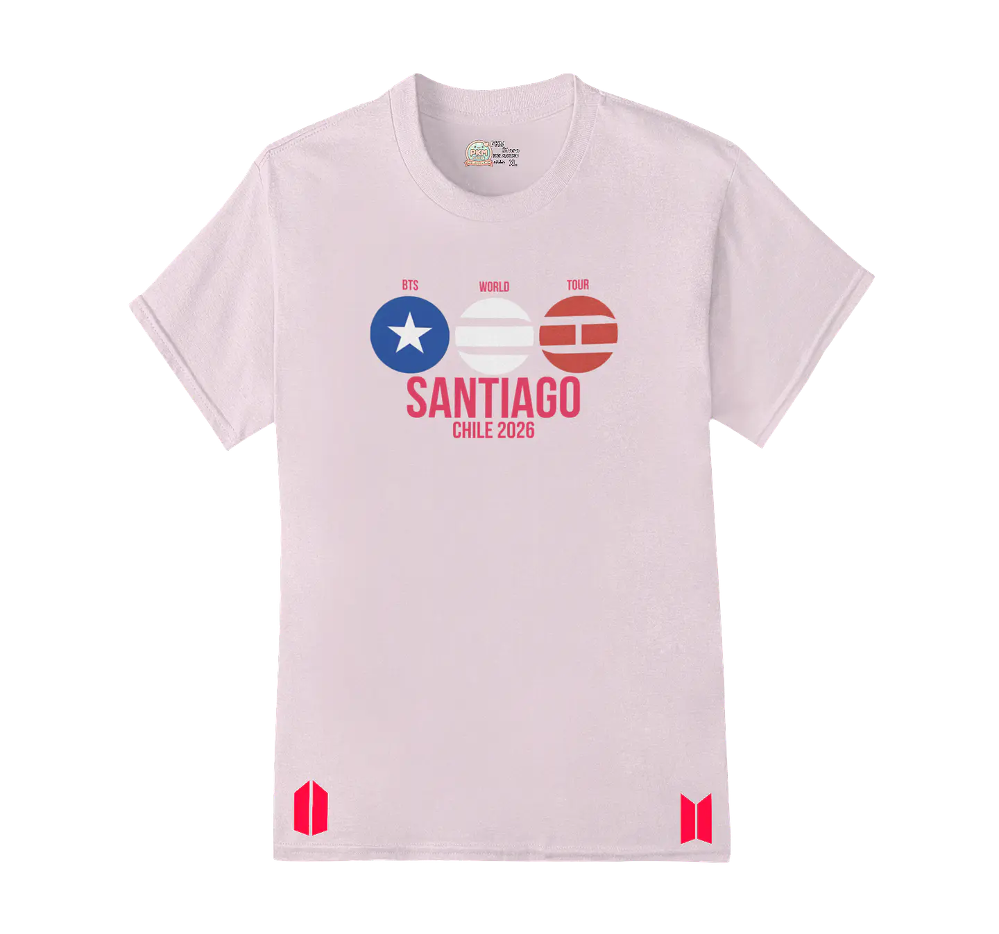 Polera BTS OT7 | Santiago Lights 3