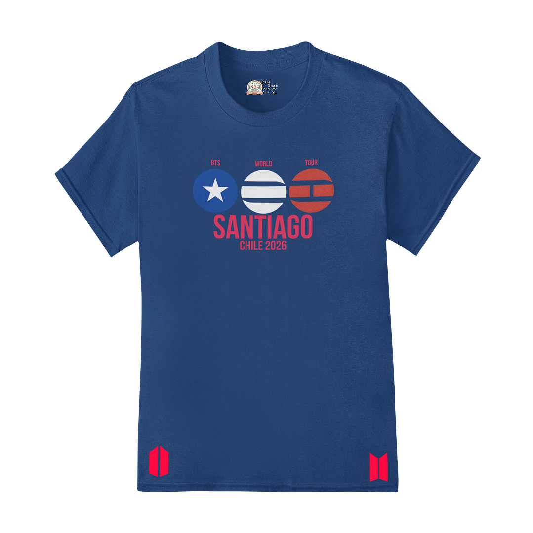 Polera BTS World Tour 2026 – Santiago Lights 4
