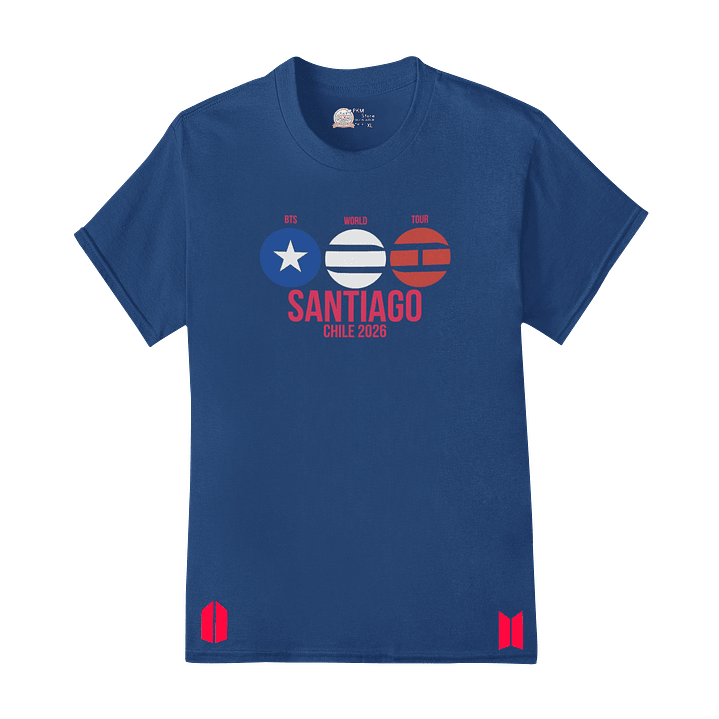Polera BTS World Tour 2026 – Santiago Lights 4