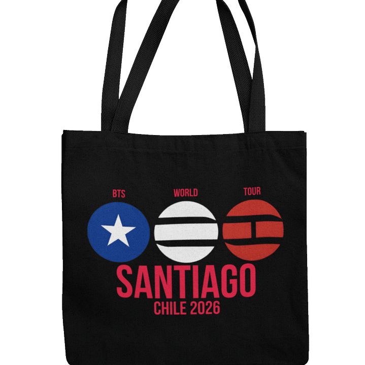 Totebag BTS World Tour 2026 - Santiago Lights 1