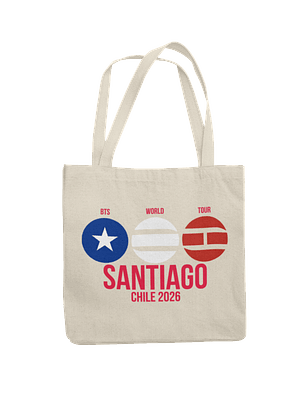 Totebag BTS World Tour 2026 - Santiago Lights