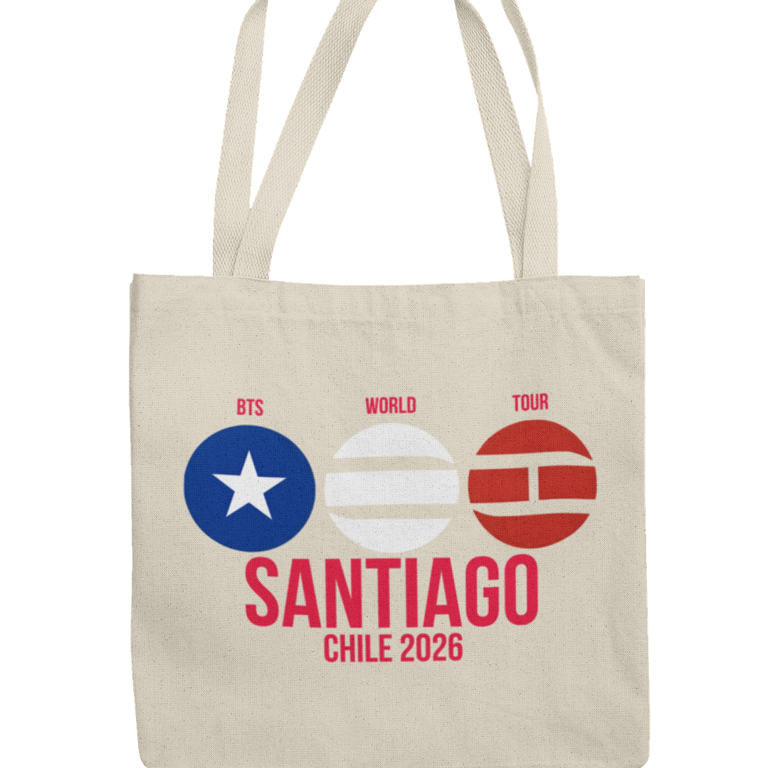 Totebag BTS World Tour 2026 - Santiago Lights 2