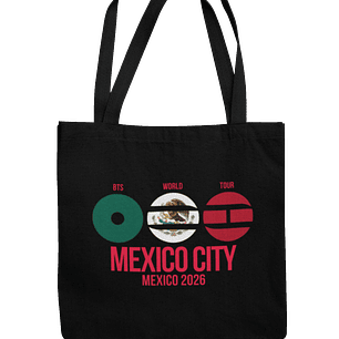 Totebag BTS World Tour 2026 - Mexico City Heart