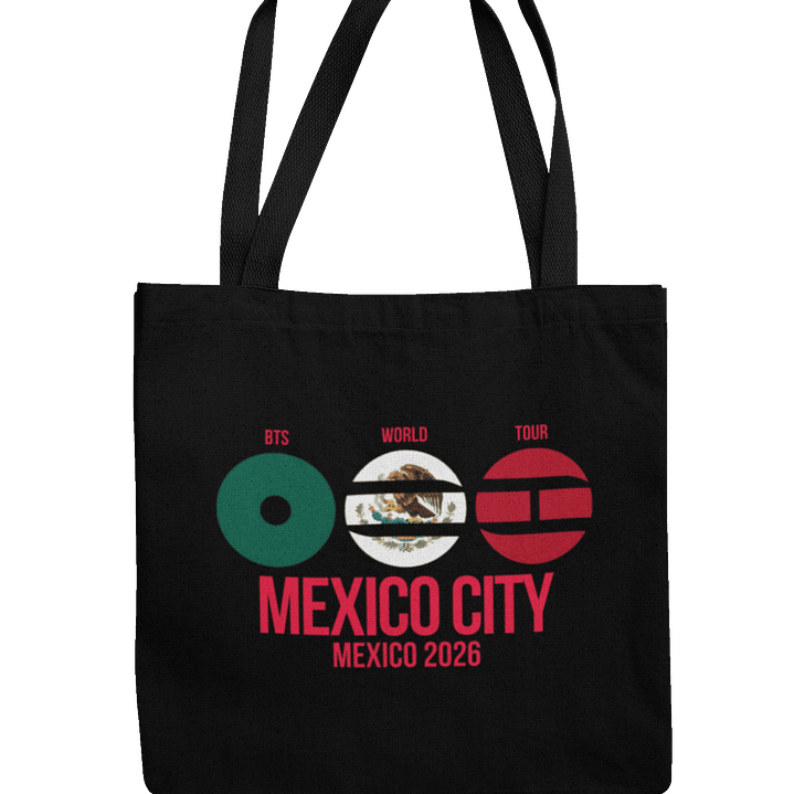 Totebag BTS World Tour 2026 - Mexico City Heart 1