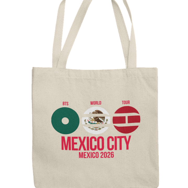 Totebag BTS World Tour 2026 - Mexico City Heart 2