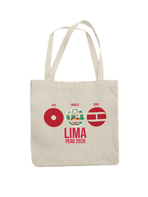 Totebag BTS World Tour 2026 - Lima Chapter