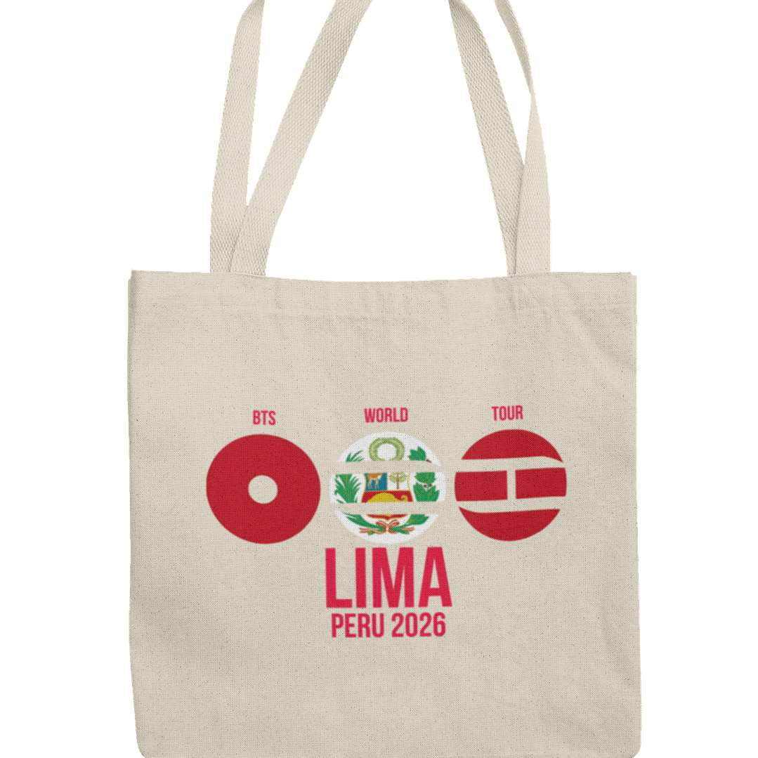 Totebag BTS World Tour 2026 - Lima Chapter 1