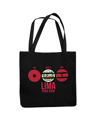 Totebag BTS World Tour 2026 - Lima Chapter