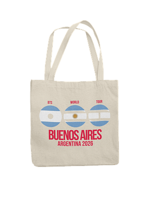 Totebag BTS World Tour 2026 - Buenos Aires Pulse