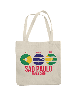 Totebag BTS World Tour 2026 - São Paulo Energy