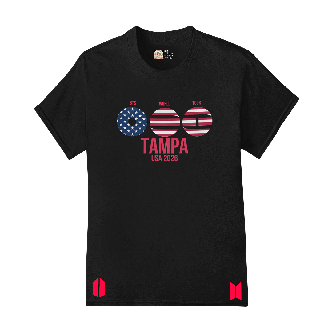 Polera BTS World Tour 2026 – Tampa Chapter 1