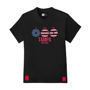 Polera BTS World Tour 2026 – Tampa Chapter