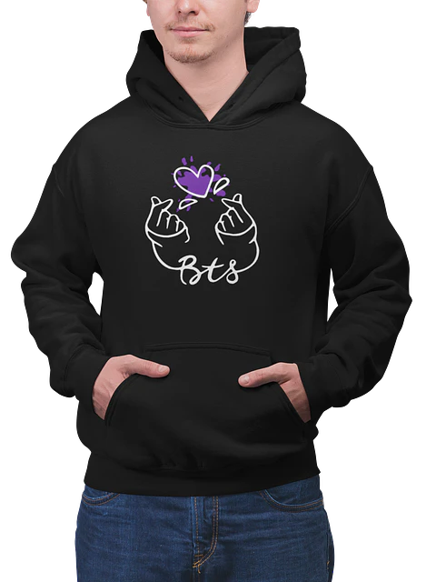 Poleron Purple Finger Heart