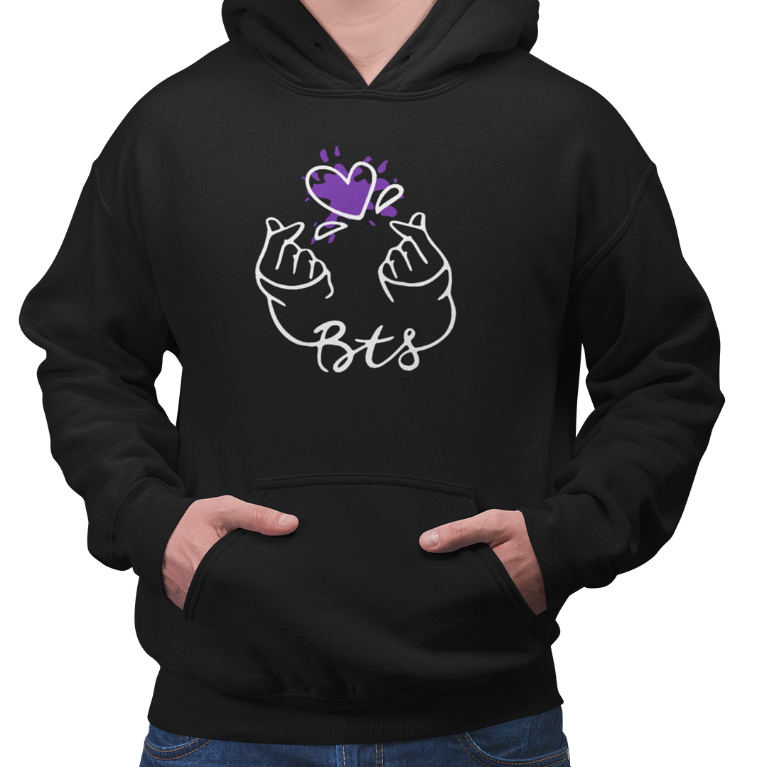 Poleron Purple Finger Heart 1