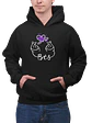 Poleron Purple Finger Heart - Miniatura 1