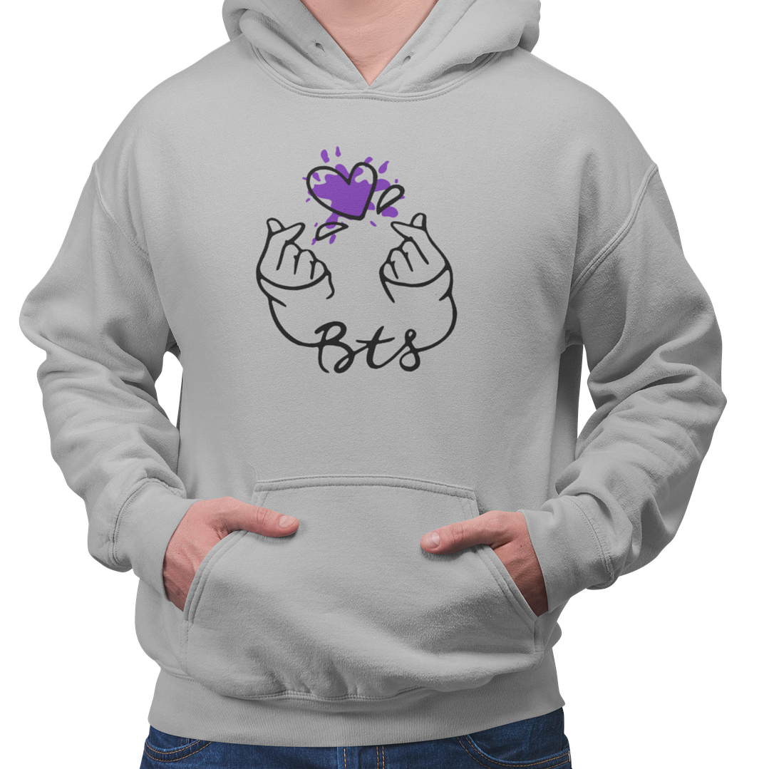 Poleron Purple Finger Heart 2