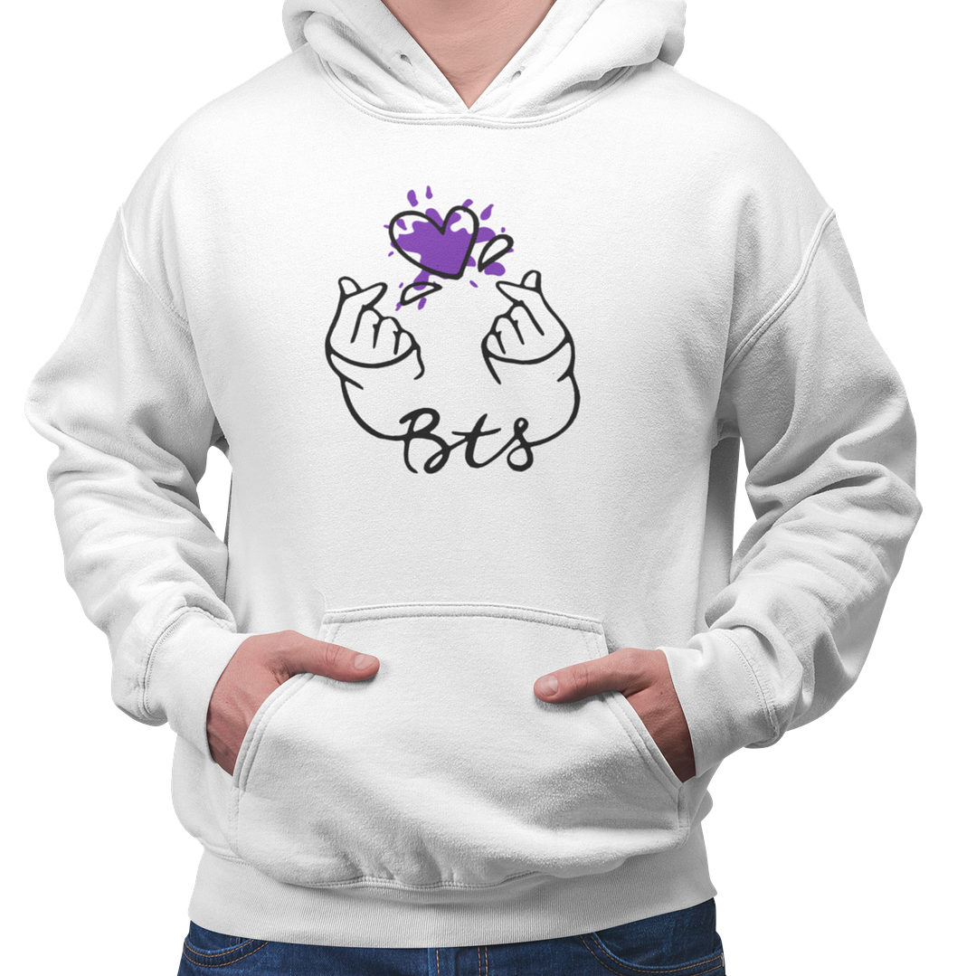 Poleron Purple Finger Heart 3