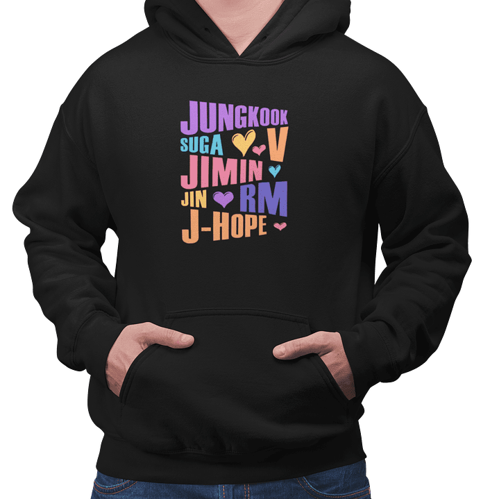 Poleron BTS Rainbow Love 3