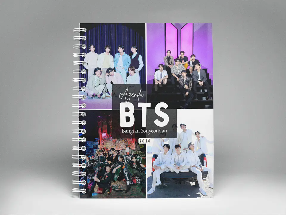 Cuaderno BTS OT7 | Mini Art A5 9