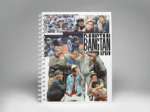 Cuaderno BTS OT7 | Mini Art A5