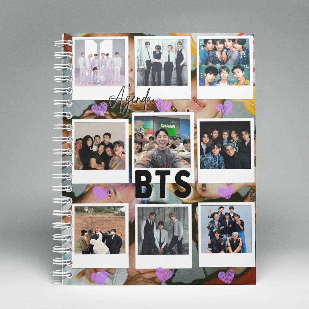 Cuaderno BTS Line Art 10