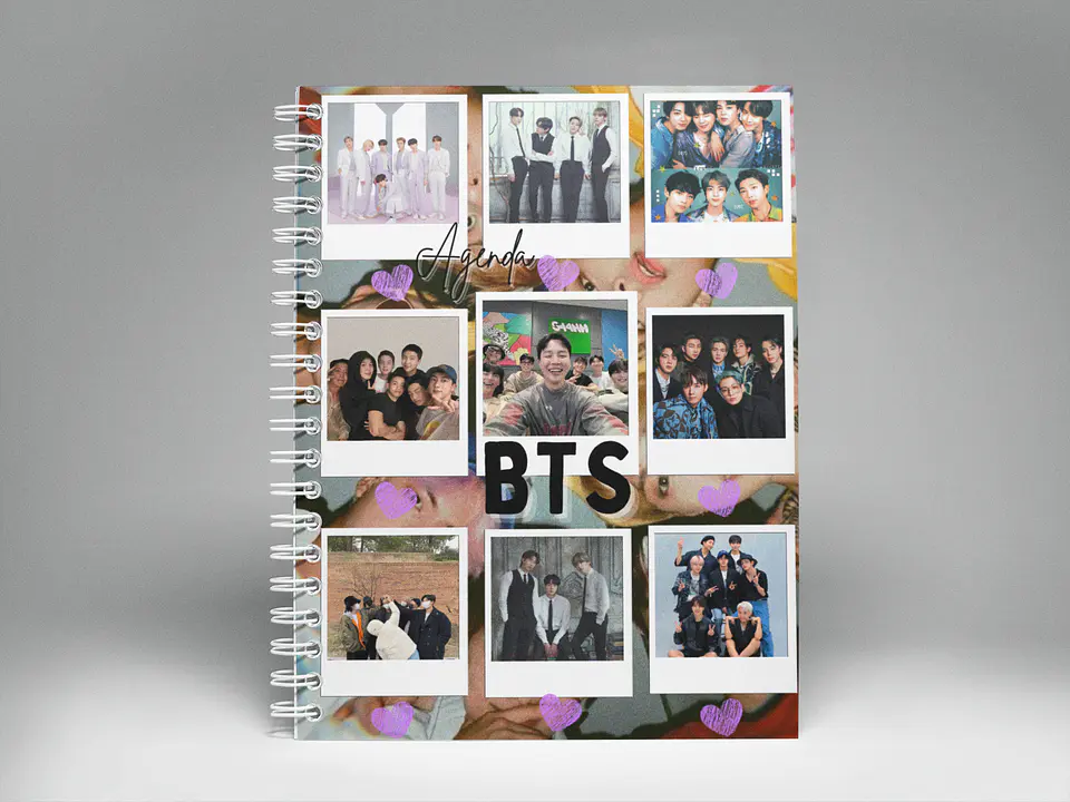 Cuaderno BTS OT7 | Line Art A5 11