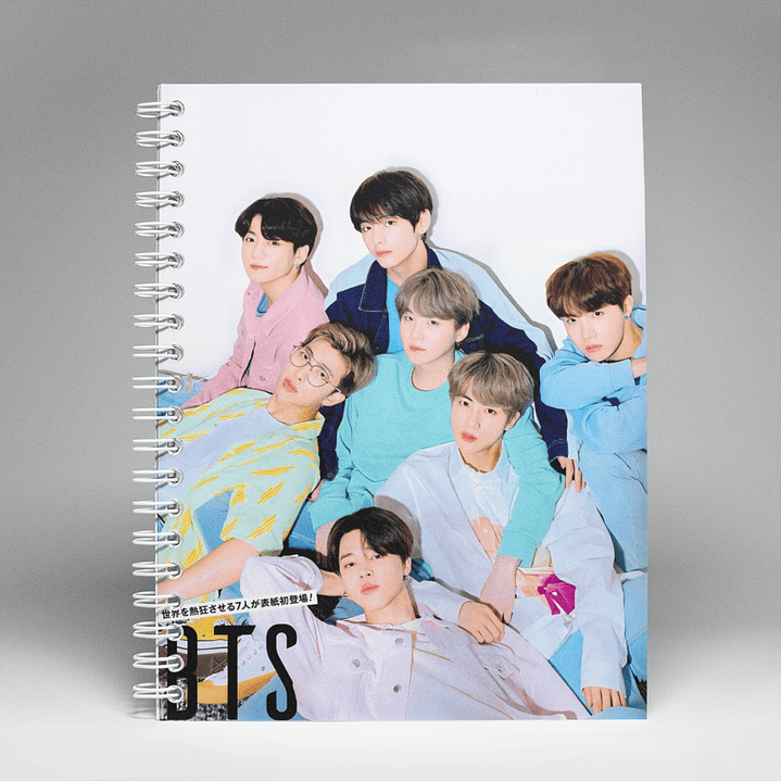 Cuaderno BTS Line Art 12