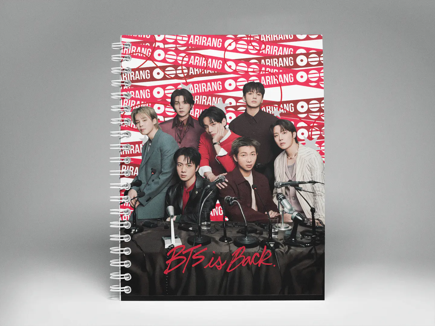 Cuaderno BTS OT7 | Line Art A5 4