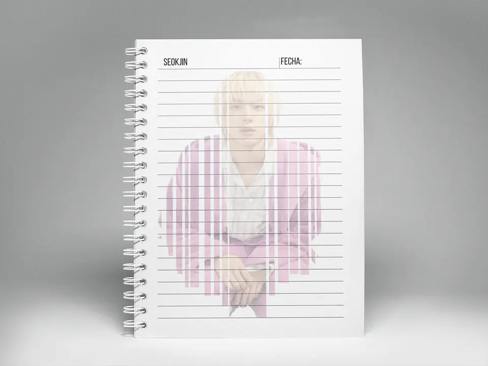 Cuaderno BTS OT7 | Line Art A5 6