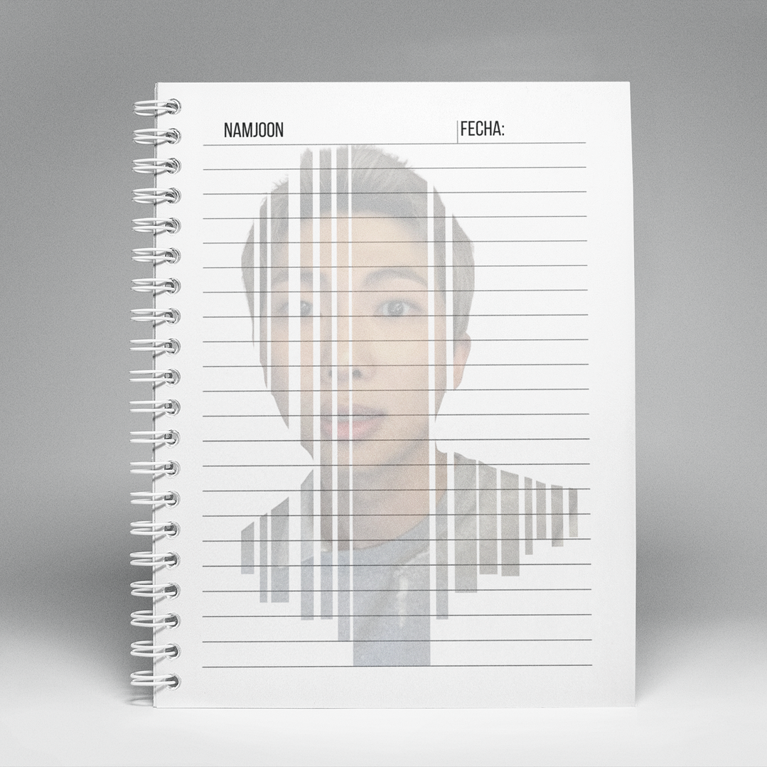 Cuaderno BTS Line Art 2