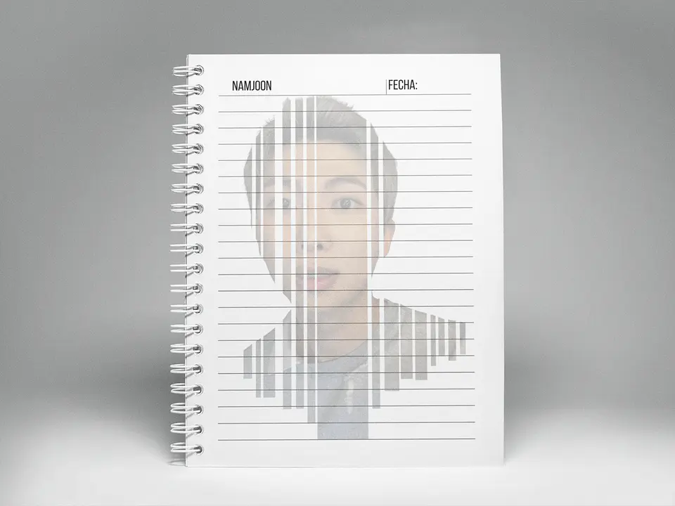 Cuaderno BTS OT7 | Line Art A5 3