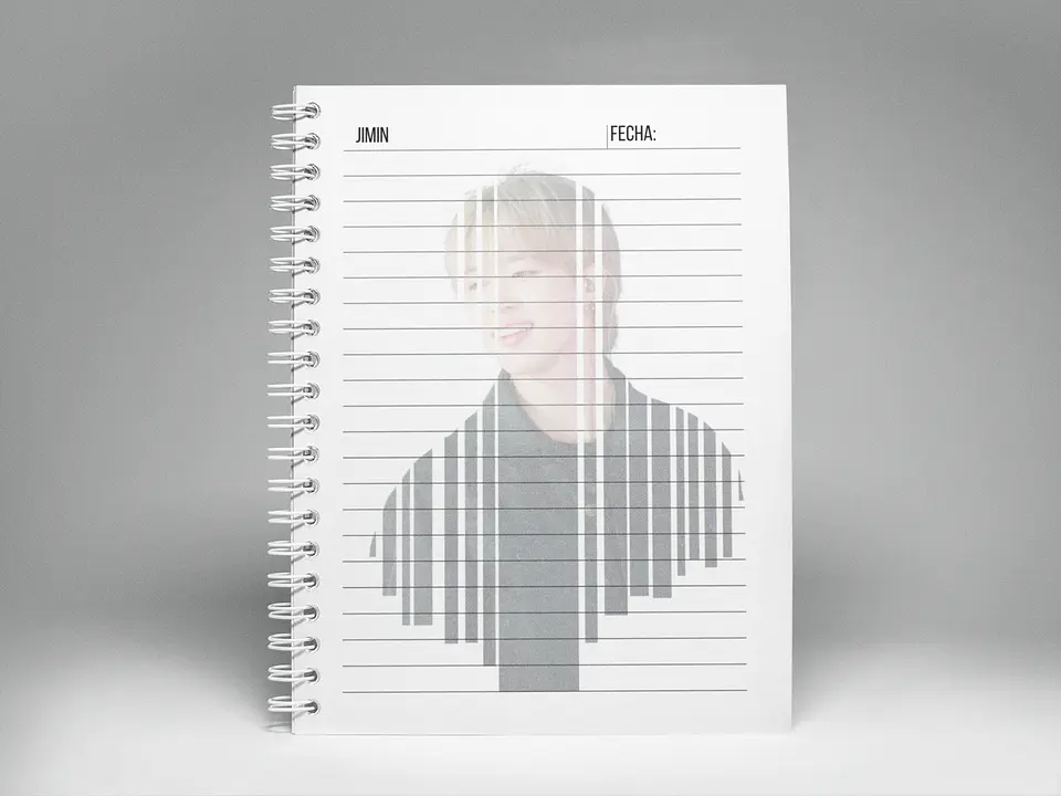 Cuaderno BTS OT7 | Line Art A5 12