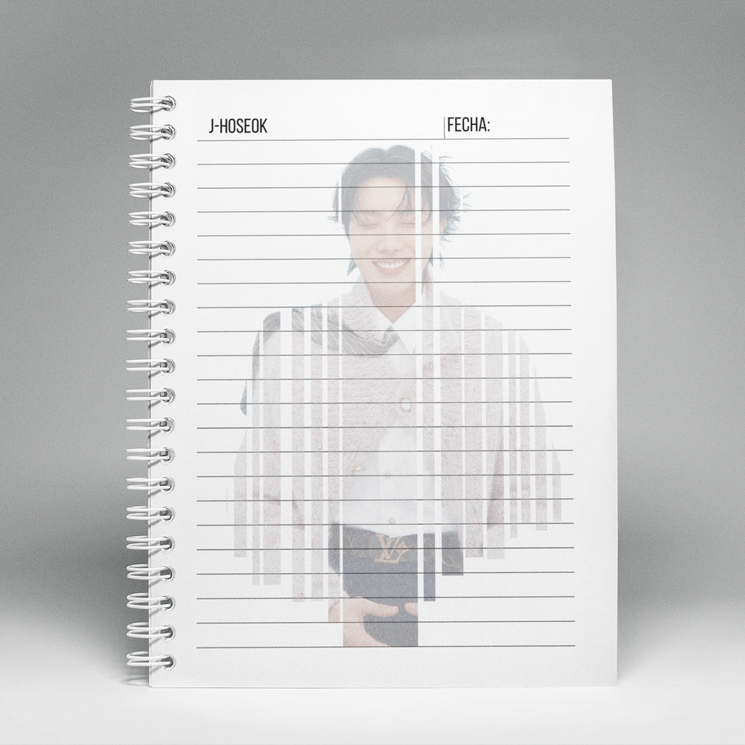 Cuaderno BTS Line Art 8