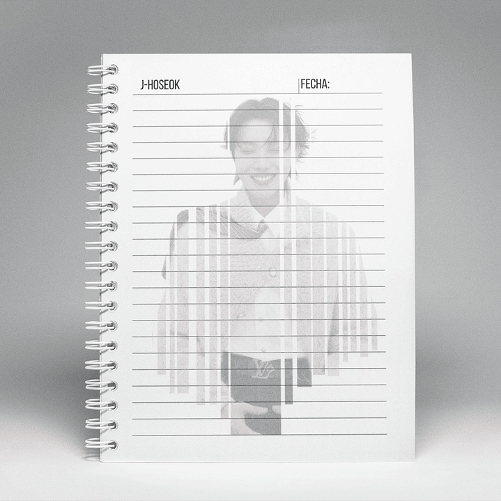 Cuaderno BTS Line Art 8