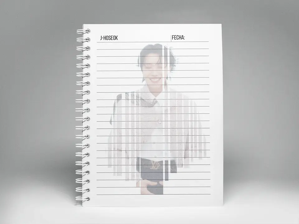 Cuaderno BTS OT7 | Line Art A5 9