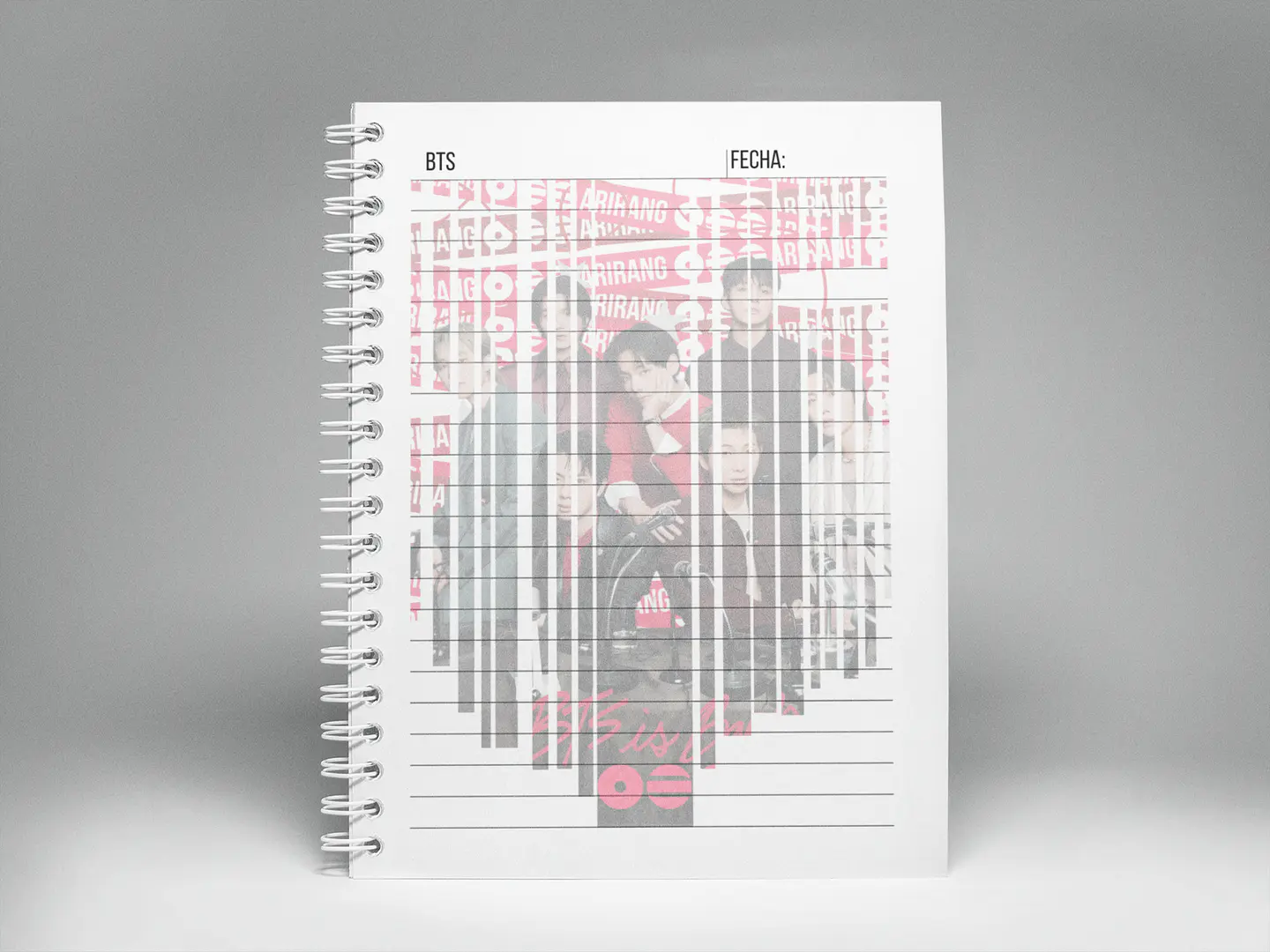 Cuaderno BTS OT7 | Line Art A5 16