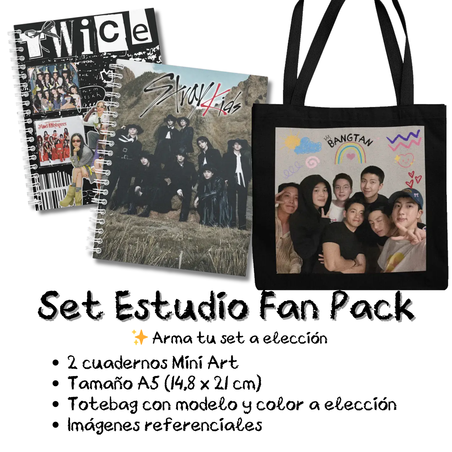 Set Estudio Fan Pack 1