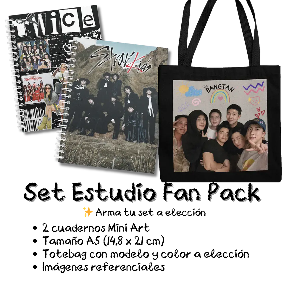 Set Estudio Fan Pack 1