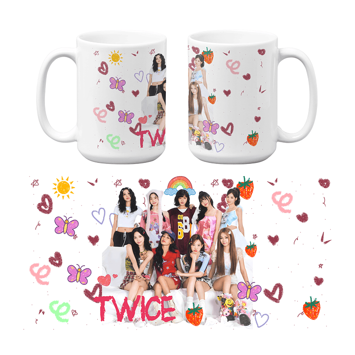 Taza TWICE Strawberry Pop 1