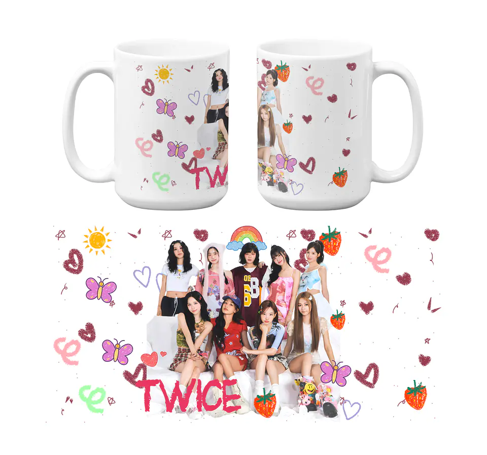 Taza TWICE Strawberry Pop 1
